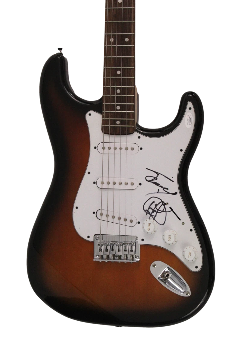 JIMMY CLIFF SIGNED AUTOGRAPH FULL SIZEW FENDER ELECTRIC GUITAR - REGGAE JSA COA