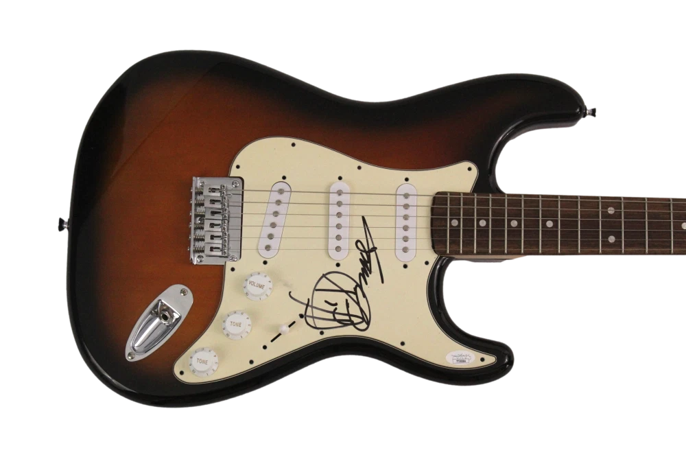 JIMMY CLIFF SIGNED AUTOGRAPH FULL SIZE FENDER ELECTRIC GUITAR REGGAE W/ JSA COA