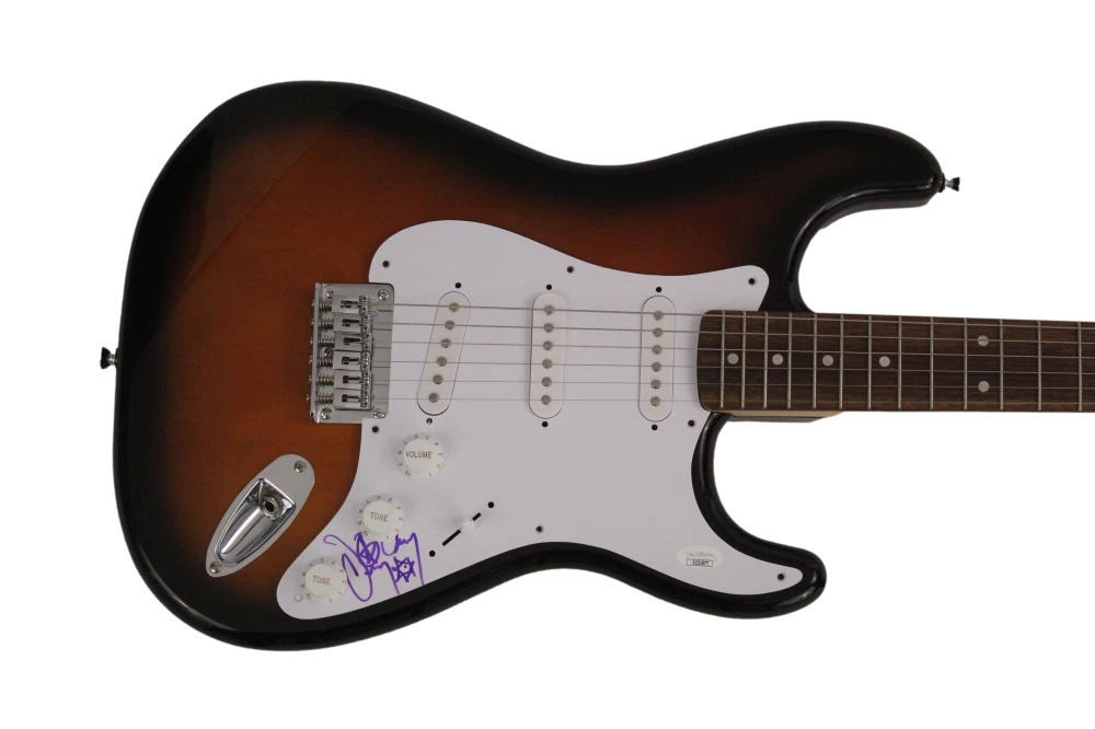 DANNY CAREY SIGNED AUTOGRAPH FULL SIZE FENDER ELECTRIC GUITAR - TOOL W/ JSA COA