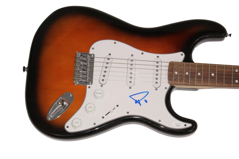 TREY ANASTASIO SIGNED AUTOGRAPH FENDER ELECTRIC GUITAR PHISH LAWN BOY W/ JSA COA