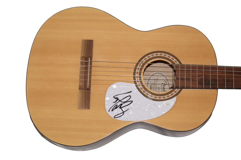 SCOTTY MCCREERY SIGNED AUTOGRAPH FULL SIZE FENDER ACOUSTIC GUITAR w/ JSA COA