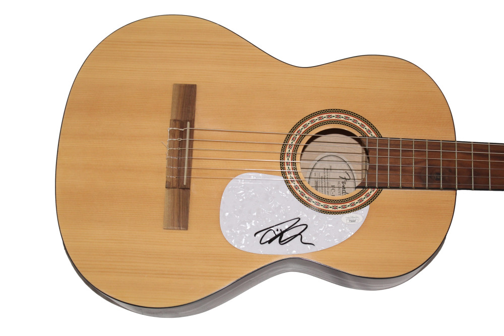 DEVIN DAWSON SIGNED AUTOGRAPH FULL SIZE FENDER ACOUSTIC GUITAR - DARK HORSE JSA