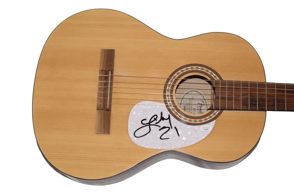 LINDSAY ELL SIGNED AUTOGRAPH FULL SIZE FENDER ACOUSTIC GUITAR - THE PROJECT JSA