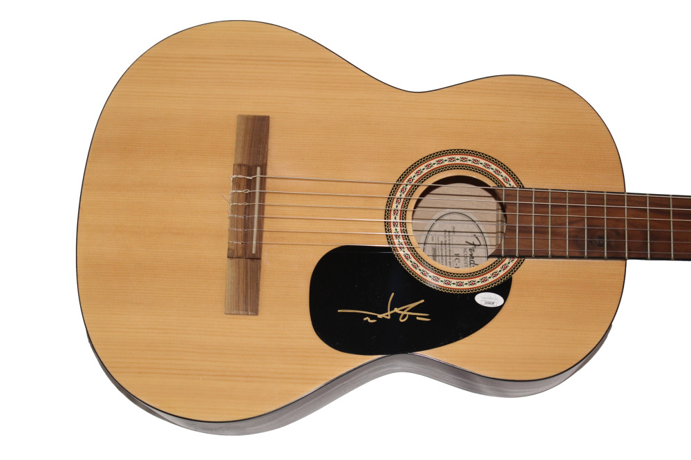 JIMMIE ALLEN SIGNED AUTOGRAPH FENDER ACOUSTIC GUITAR - COUNTRY STAR W/ JSA COA