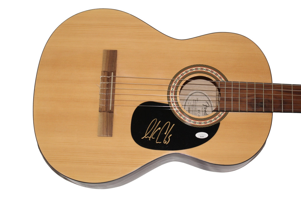 LUKE COMBS SIGNED AUTOGRAPH FULL SIZE FENDER ACOUSTIC GUITAR - COUNTRY STAR JSA