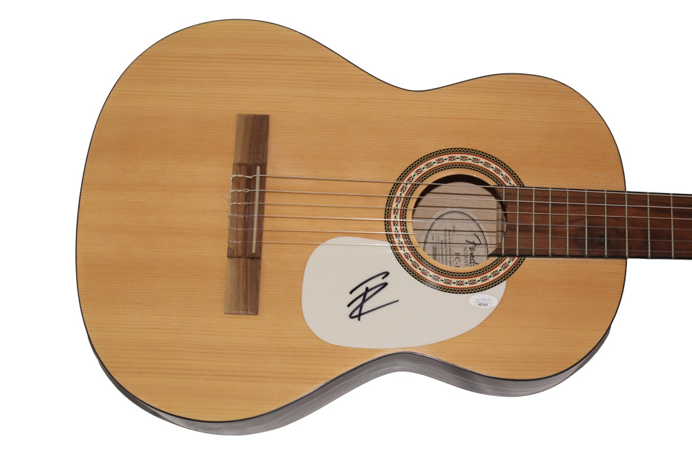 THOMAS RHETT SIGNED AUTOGRAPH FULL SIZE FENDER ACOUSTIC GUITAR RARE! W/ JSA COA