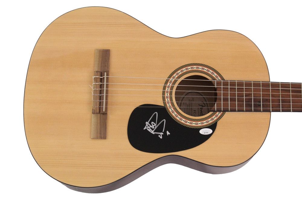TREY ANASTASIO PHISH SIGNED AUTOGRAPH FENDER ACOUSTIC GUITAR FULL SIGNATURE JSA