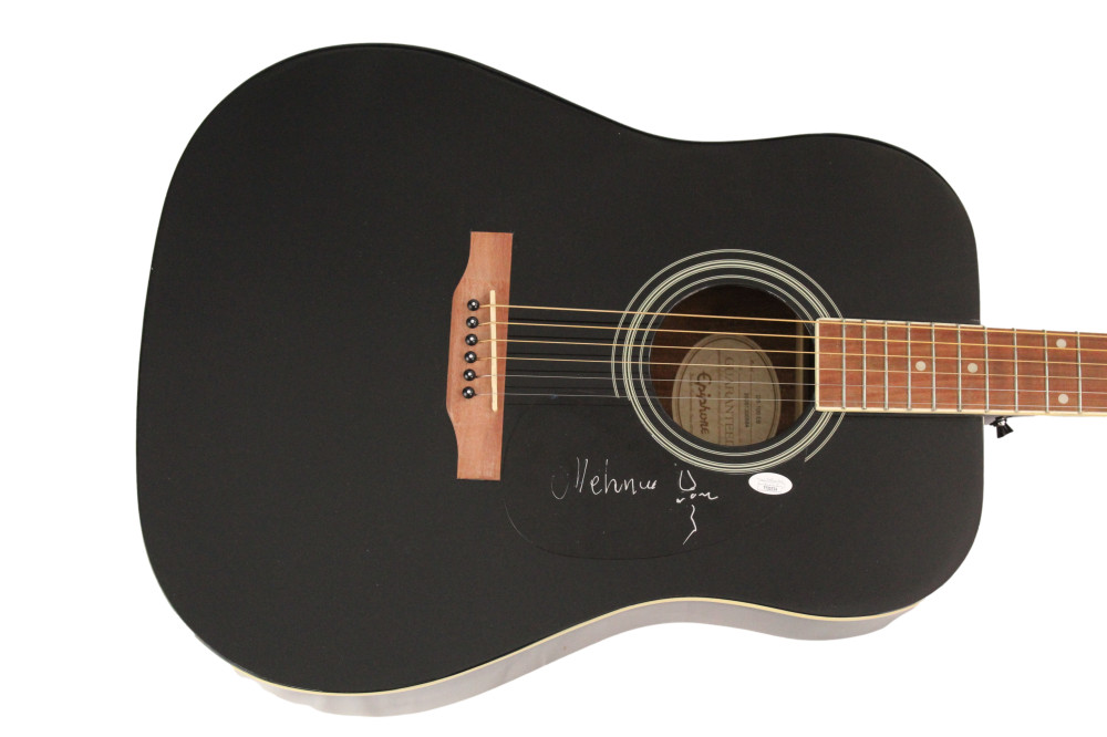 MELANIE SAFKA SIGNED AUTOGRAPH GIBSON EPIPHONE ACOUSTIC GUITAR WOODSTOCK 69 JSA