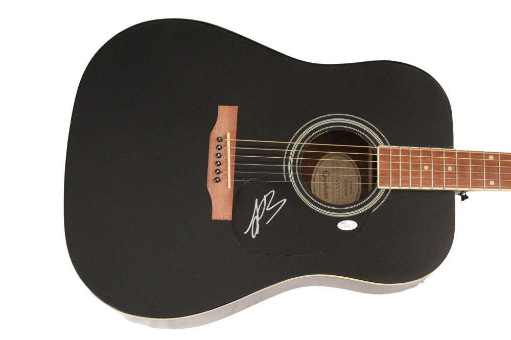 LEON BRIDGES SIGNED AUTOGRAPH GIBSON EPIPHONE ACOUSTIC GUITAR - COMING HOME JSA