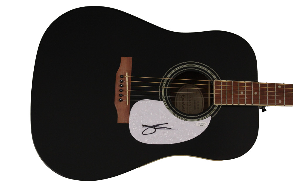 CHASE RICE SIGNED AUTOGRAPH FULL SIZE GIBSON EPIPHONE ACOUSTIC GUITAR - JSA COA