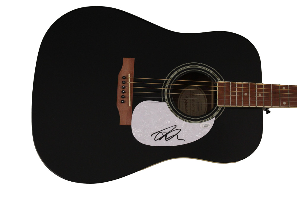 DEVIN DAWSON SIGNED AUTOGRAPH GIBSON EPIPHONE ACOUSTIC GUITAR - DARK HORSE JSA