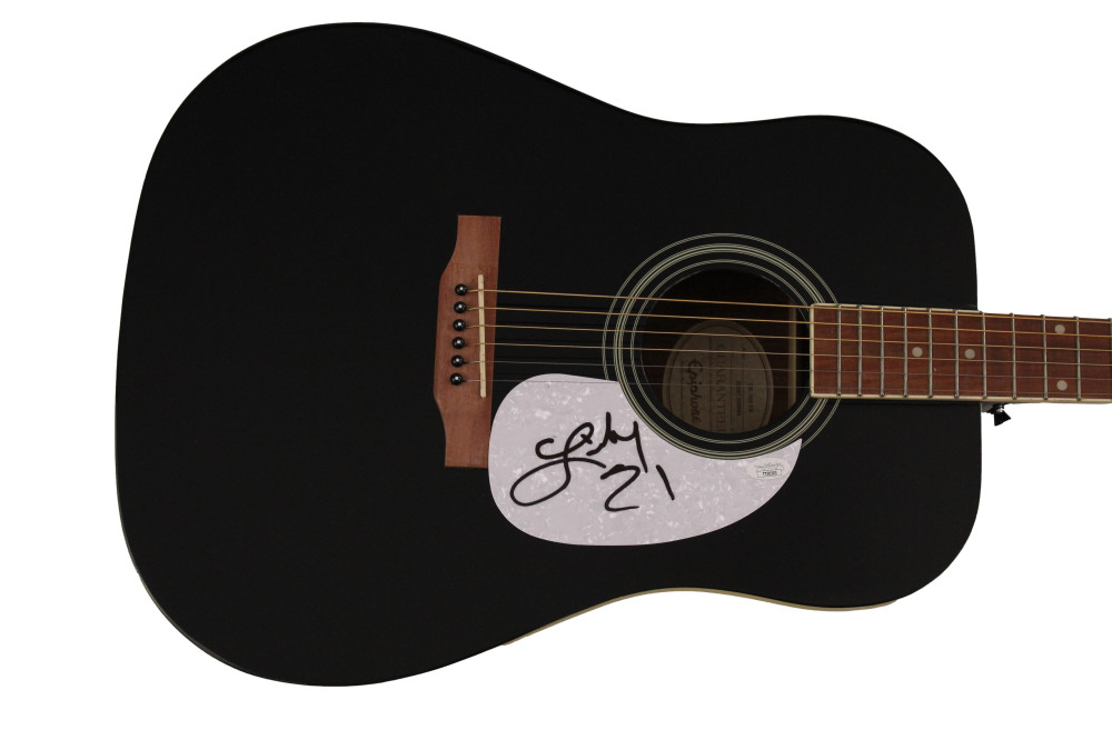 LINDSAY ELL SIGNED AUTOGRAPH GIBSON EPIPHONE ACOUSTIC GUITAR - THE PROJECT JSA