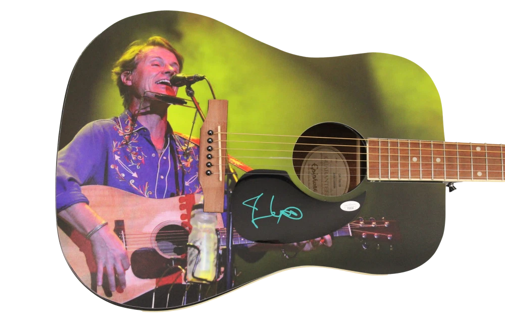 JIM CUDDY SIGNED AUTOGRAPH CUSTOM GIBSON EPIPHONE ACOUSTIC GUITAR 1/1 JSA COA