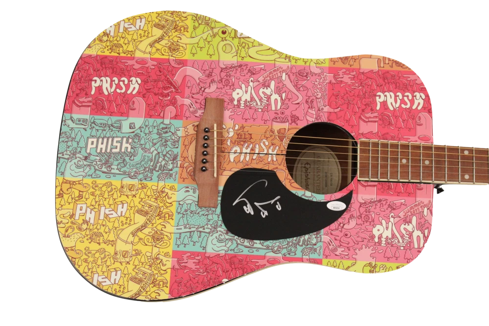 TREY ANASTASIO SIGNED AUTOGRAPH CUSTOM GIBSON EPIPHONE GUITAR PHISH 1/1 JSA COA