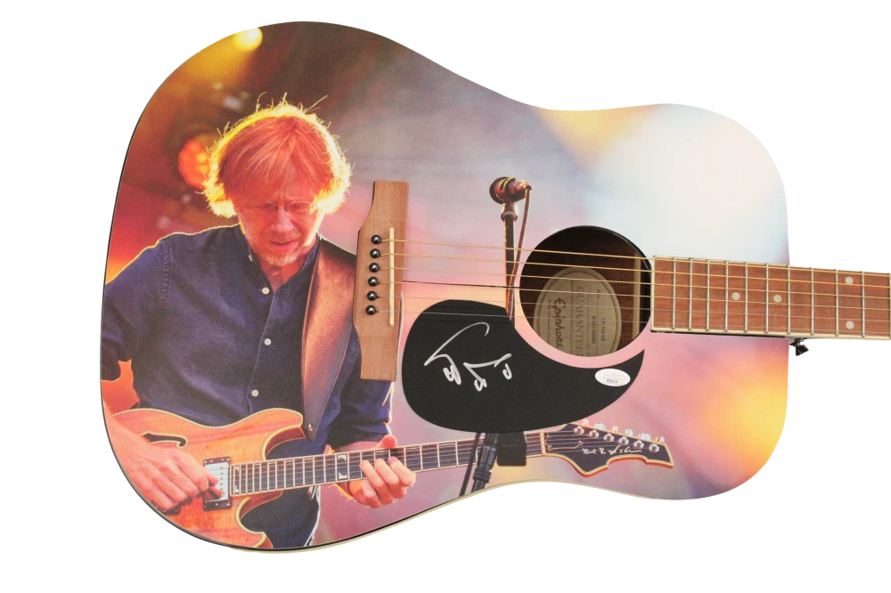 TREY ANASTASIO SIGNED AUTOGRAPH CUSTOM GIBSON EPIPHONE GUITAR PHISH w/ JSA COA
