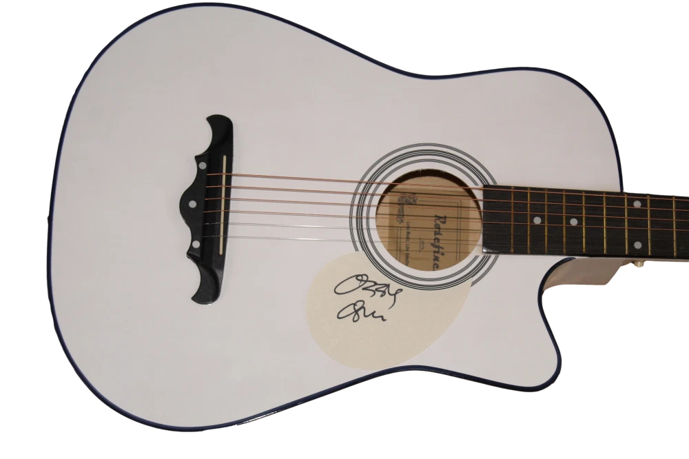 OZZY OSBOURNE SIGNED AUTOGRAPH ACOUSTIC GUITAR - BLACK SABBATH LEGEND JSA COA