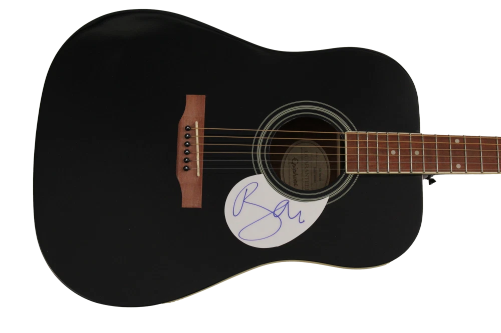 BONO U2 SIGNED AUTOGRAPH GIBSON EPIPHONE ACOUSTIC GUITAR WAR VERY RARE! JSA COA