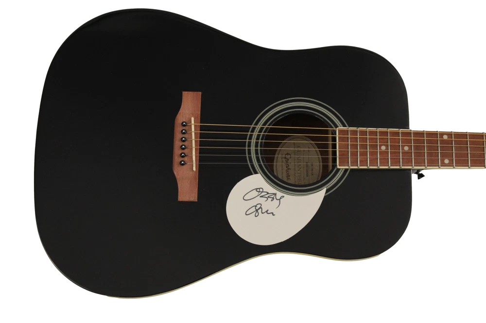 OZZY OSBOURNE SIGNED AUTOGRAPH EPIPHONE ACOUSTIC GUITAR - BLACK SABBATH JSA COA
