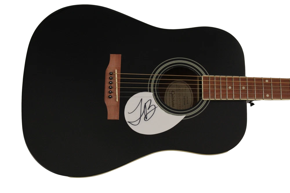 JUSTIN BIEBER SIGNED AUTOGRAPH GIBSON EPIPHONE ACOUSTIC GUITAR PURPOSE JSA COA
