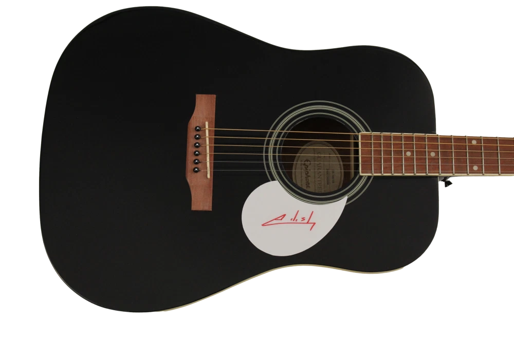 BILLIE EILISH SIGNED AUTOGRAPH GIBSON EPIPHONE ACOUSTIC GUITAR - BAD GUY W/ JSA