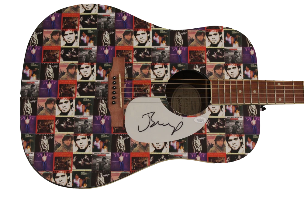 JOHN COUGAR MELLENCAMP SIGNED AUTOGRAPH CUSTOM 1/1 EPIPHONE GUITAR W/ JSA COA !