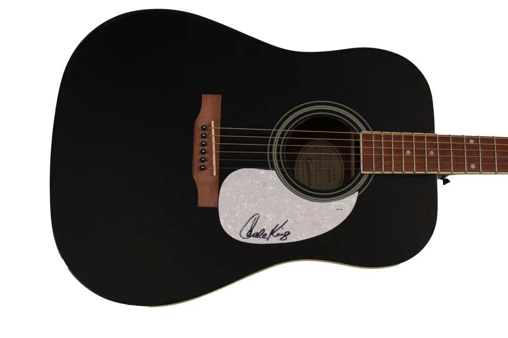CAROLE KING SIGNED AUTOGRAPH GIBSON EPIPHONE ACOUSTIC GUITAR - TAPESTRY JSA COA