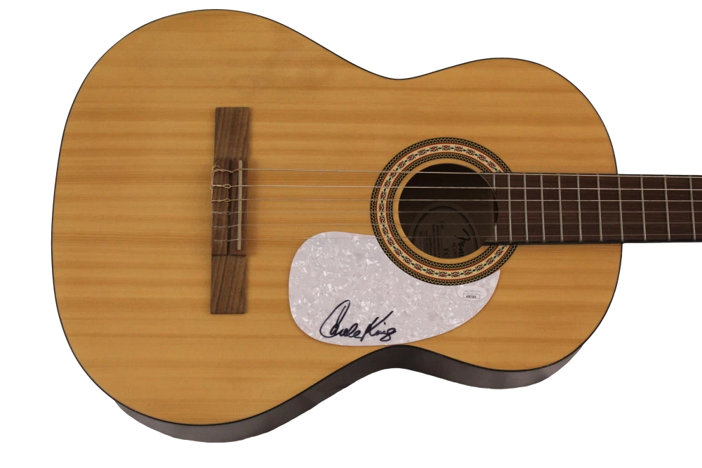 CAROLE KING SIGNED AUTOGRAPH FULL SIZE FENDER ACOUSTIC GUITAR - TAPESTRY JSA COA