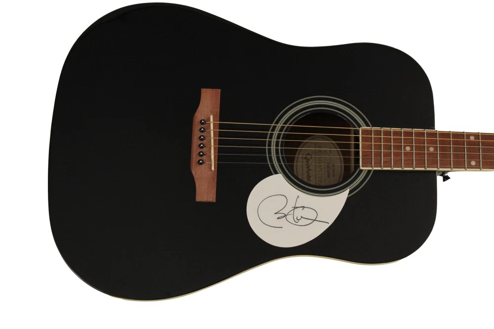 PRESIDENT BARACK OBAMA SIGNED AUTOGRAPH GIBSON EPIPHONE ACOUSTIC GUITAR JSA COA