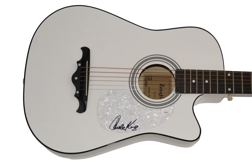CAROLE KING SIGNED AUTOGRAPH FULL SIZE ACOUSTIC GUITAR - TAPESTRY ICON JSA COA