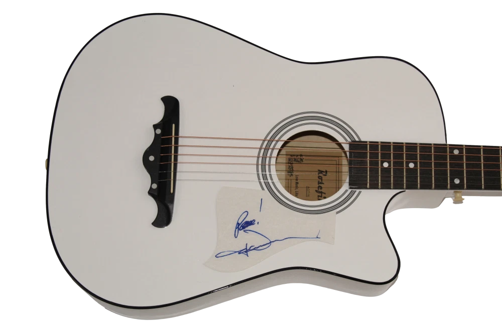 JOHN DENVER SIGNED AUTOGRAPH FULL SIZE ACOUSTIC GUITAR - FOLK ROCK ICON JSA COA