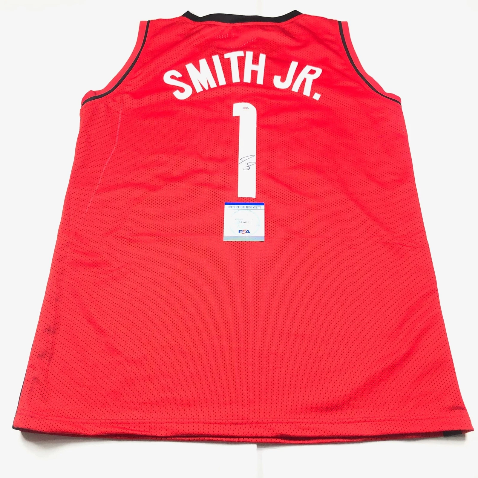 Jabari Smith Jr signed jersey PSA/DNA Houston Rockets Autographed