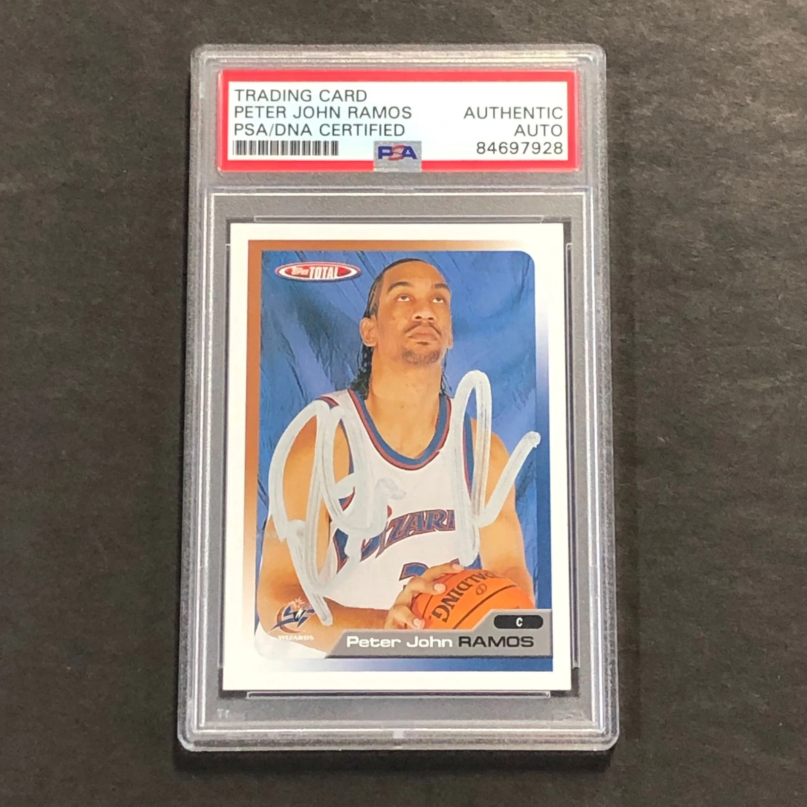 2005-06 Topps #274 Peter John Ramos Signed Card AUTO PSA Slabbed Wizards