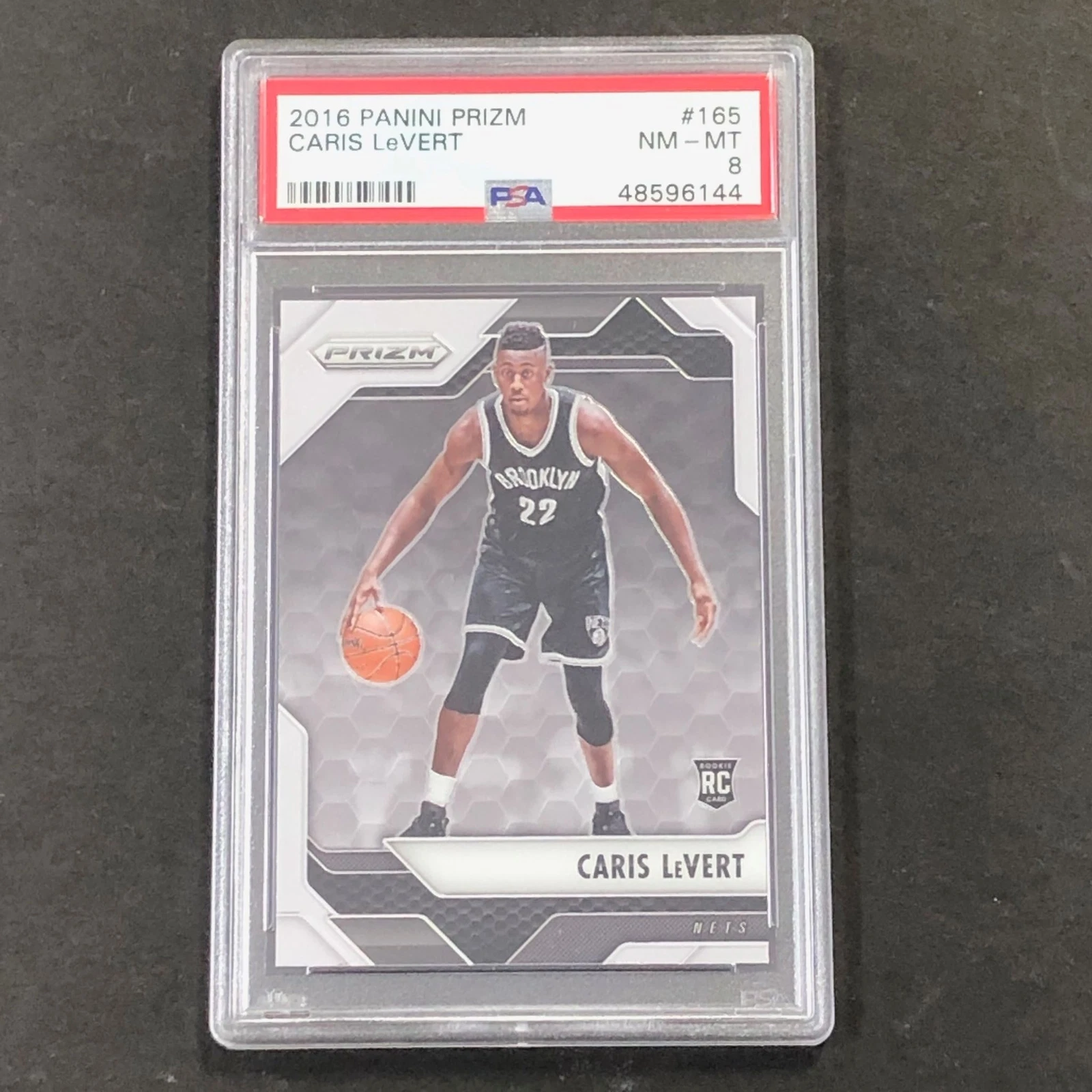2016 Panini Prizm #165 Caris LeVert PSA 8 NM-MT Rookie Card
