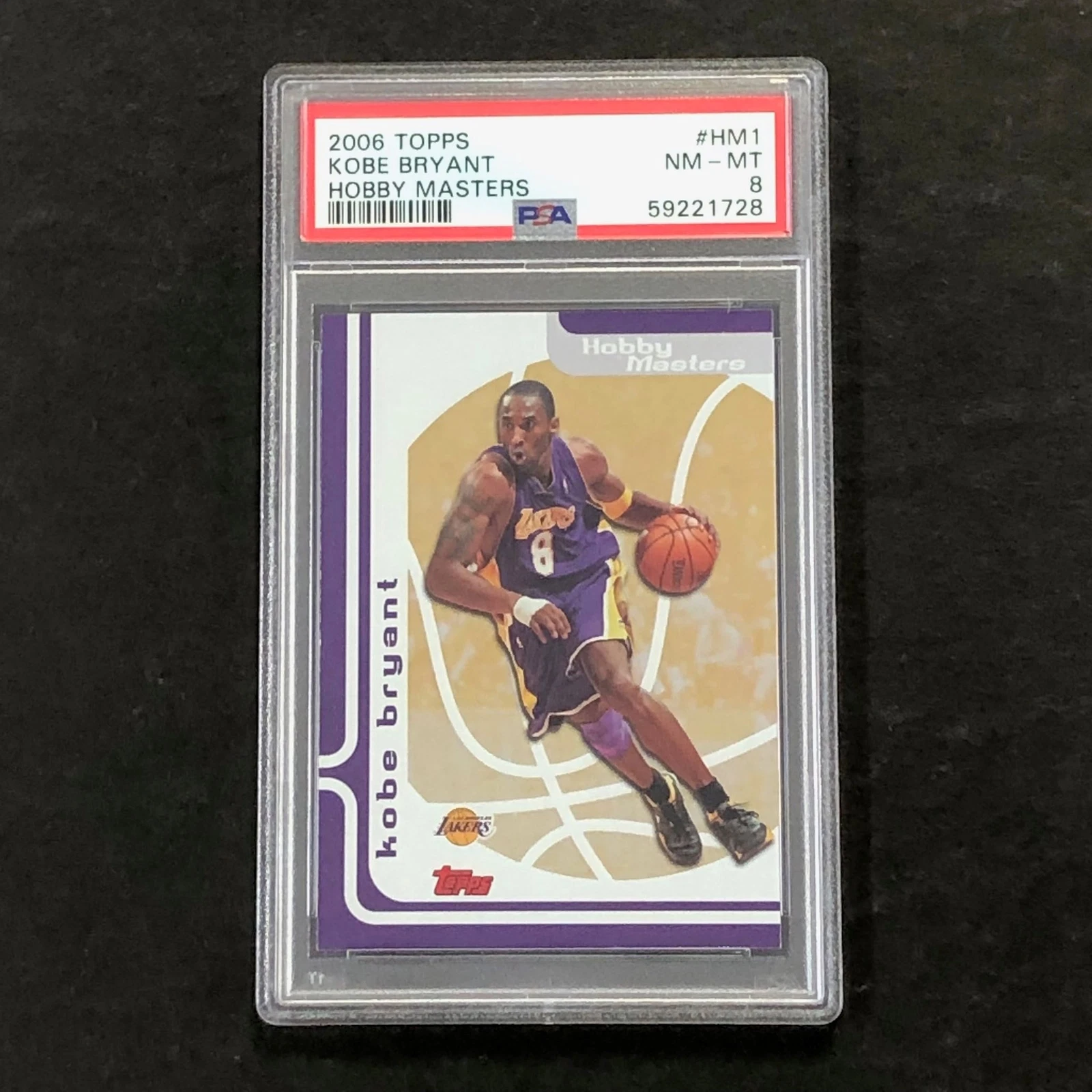 2006 Topps #HM1 Kobe Bryant PSA 8 NM-MT Hobby Masters
