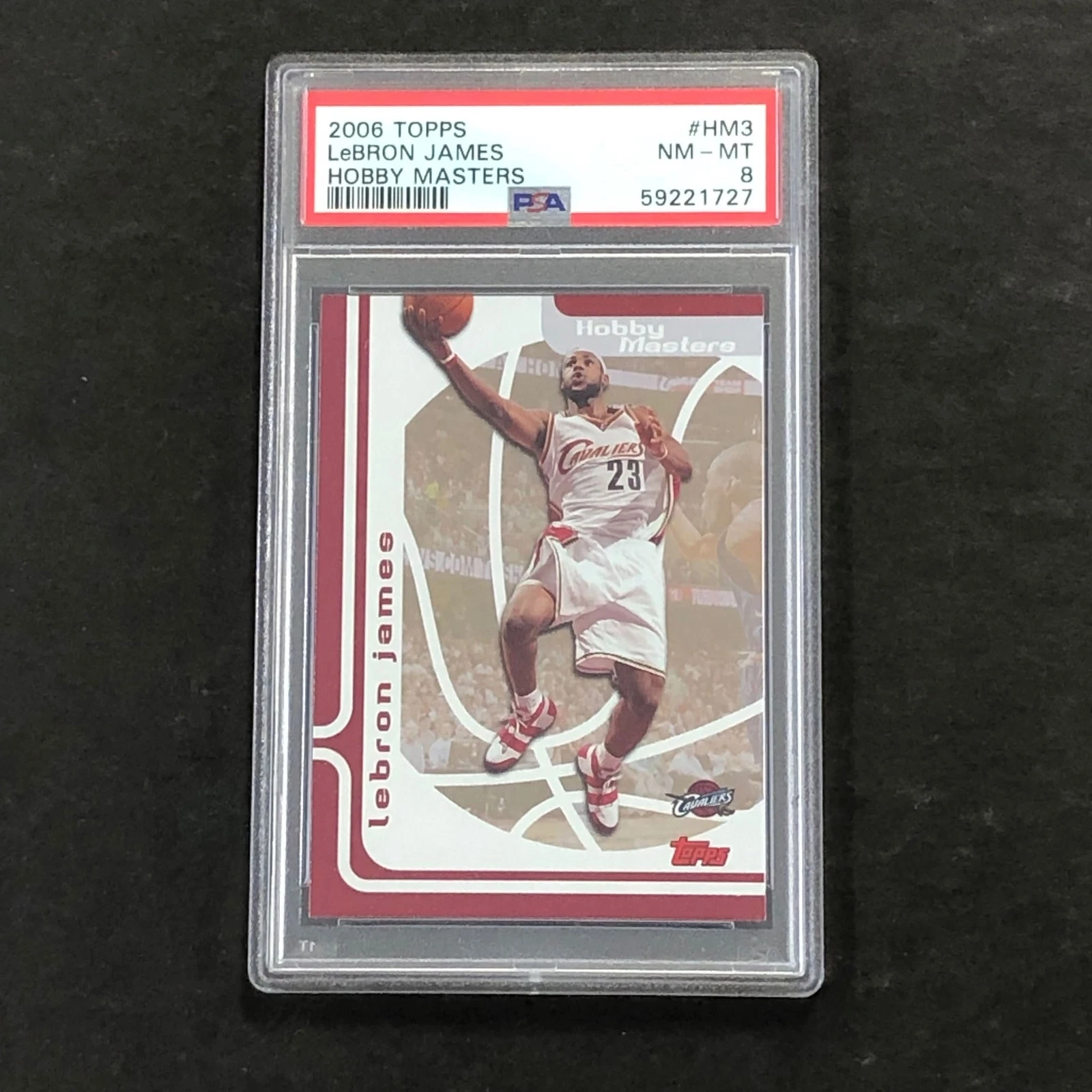2006 Topps #HM3 Lebron James PSA 8 NM-MT Hobby Masters
