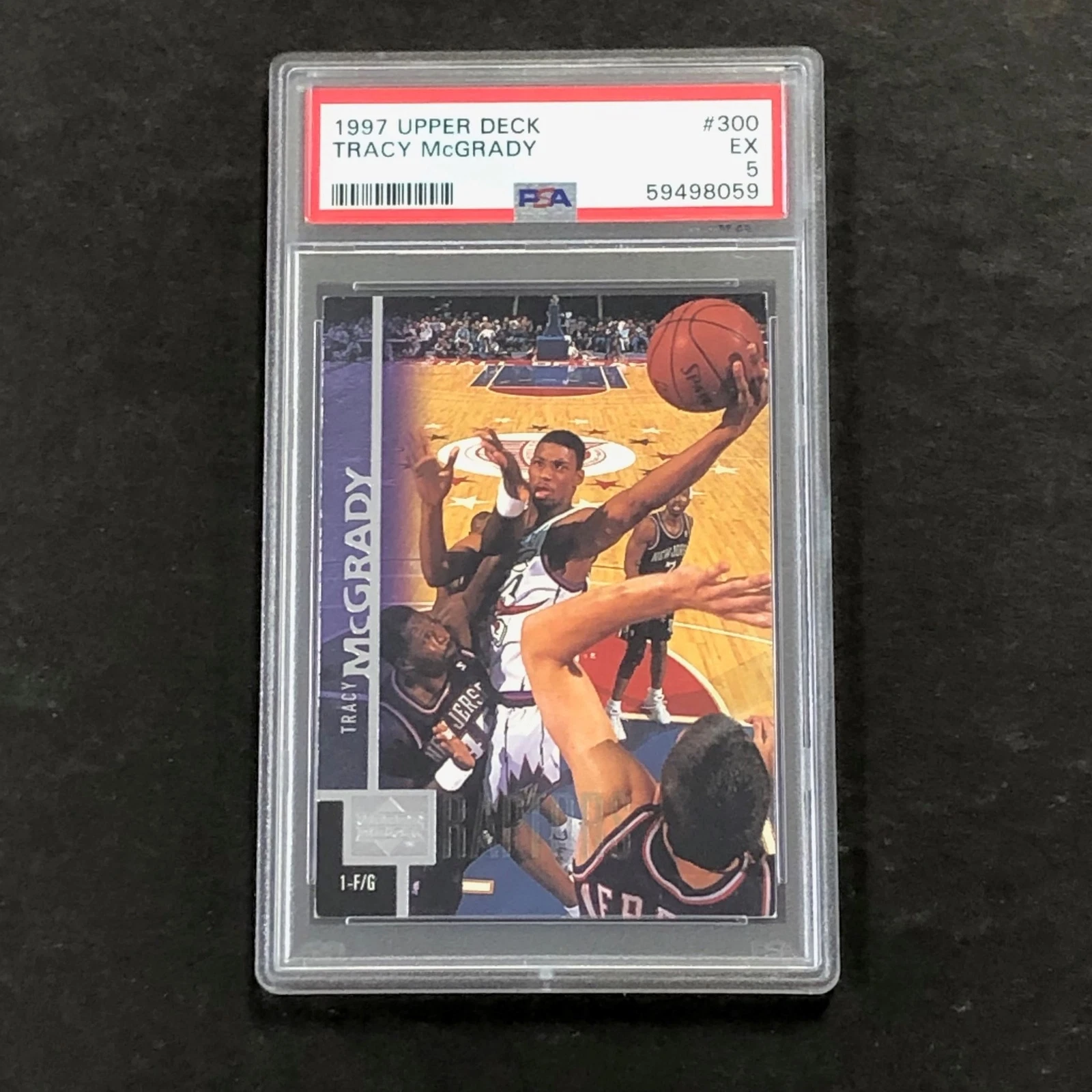 1997 Upper Deck #300 Tracy McGrady PSA 5 EX