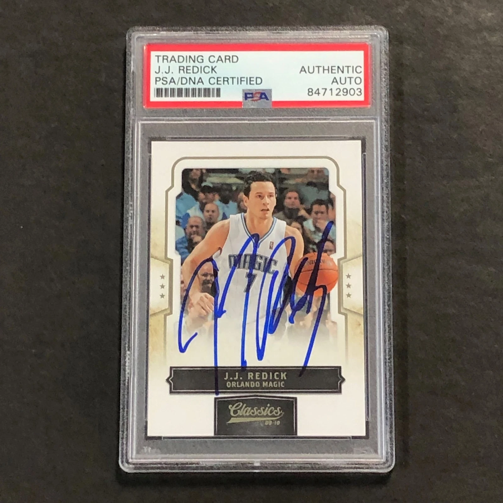 2009-10 Classic #80 JJ REDICK Signed Card AUTO PSA Slabbed Magic