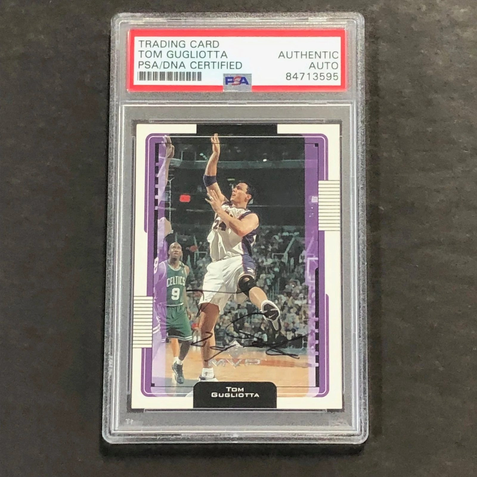 2001 Upper Deck #133 Tom Gugliotta Signed AUTO PSA Slabbed Suns