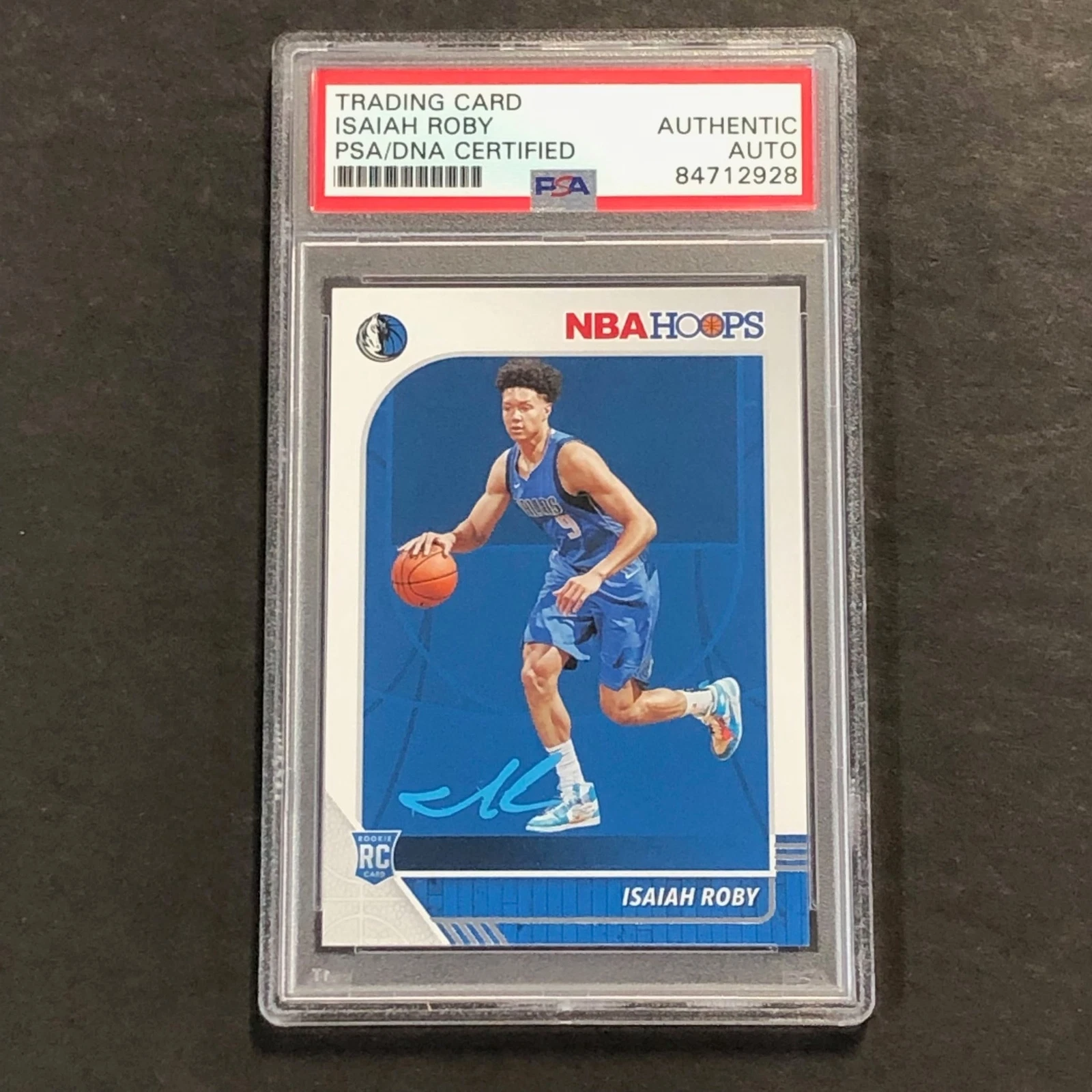 2019-20 Panini NBA Hoops #234 Isaiah Roby Signed Card AUTO PSA Slabbed RC Maveri