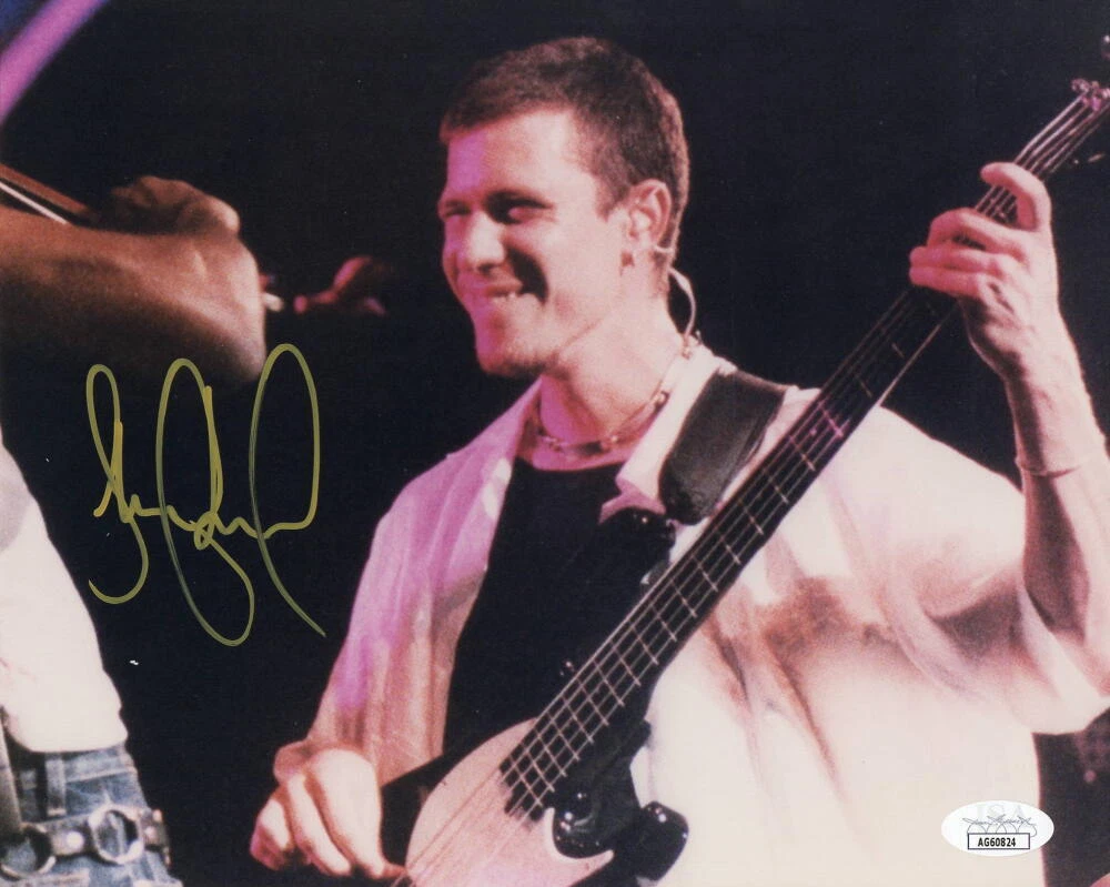 Stefan Lessard Signed Autograph 8x10 Photo - Dave Matthews Band Bassist JSA COA