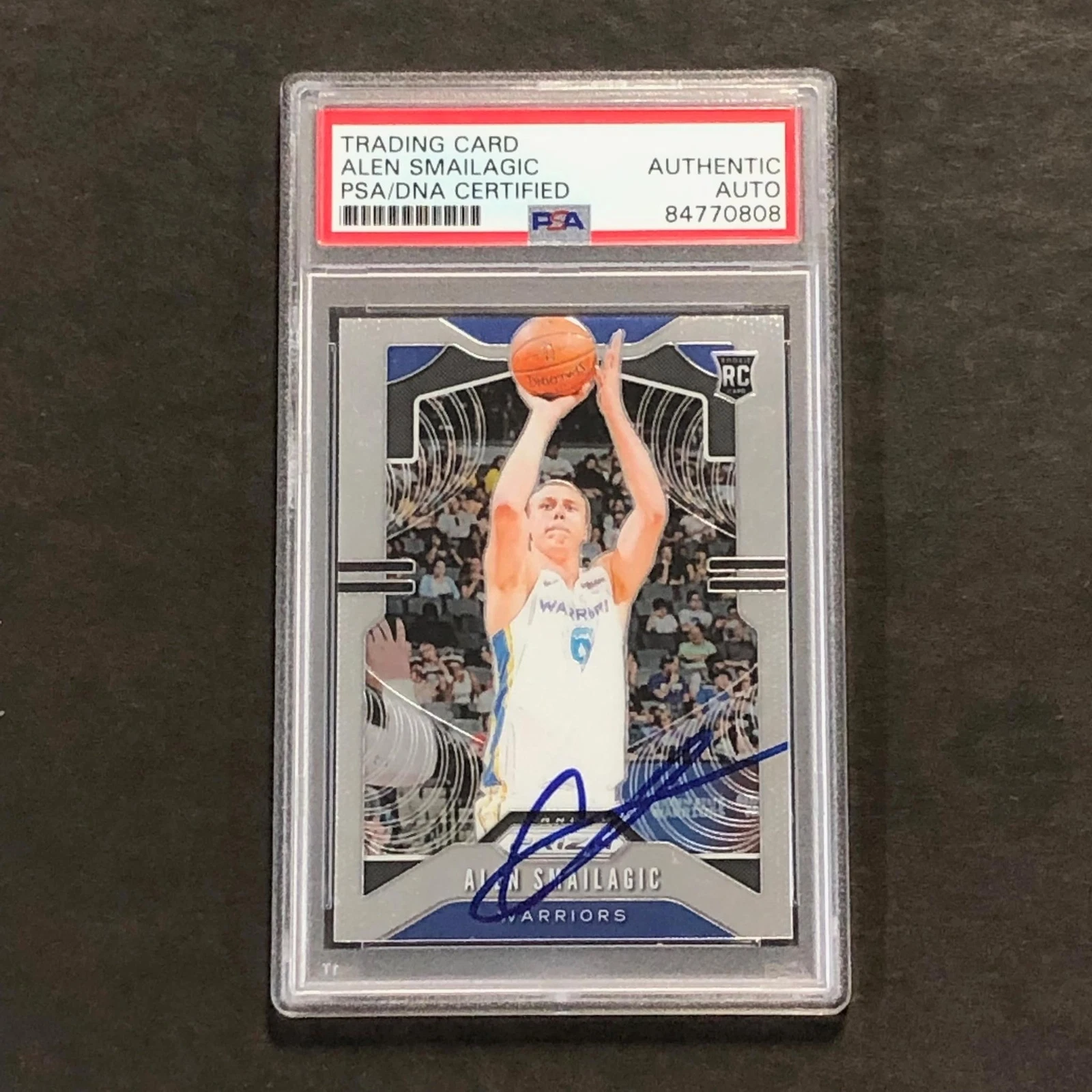 2019-20 Panini Prizm #299 Alen Smailagic Signed Rookie Card AUTO PSA Slabbed RC