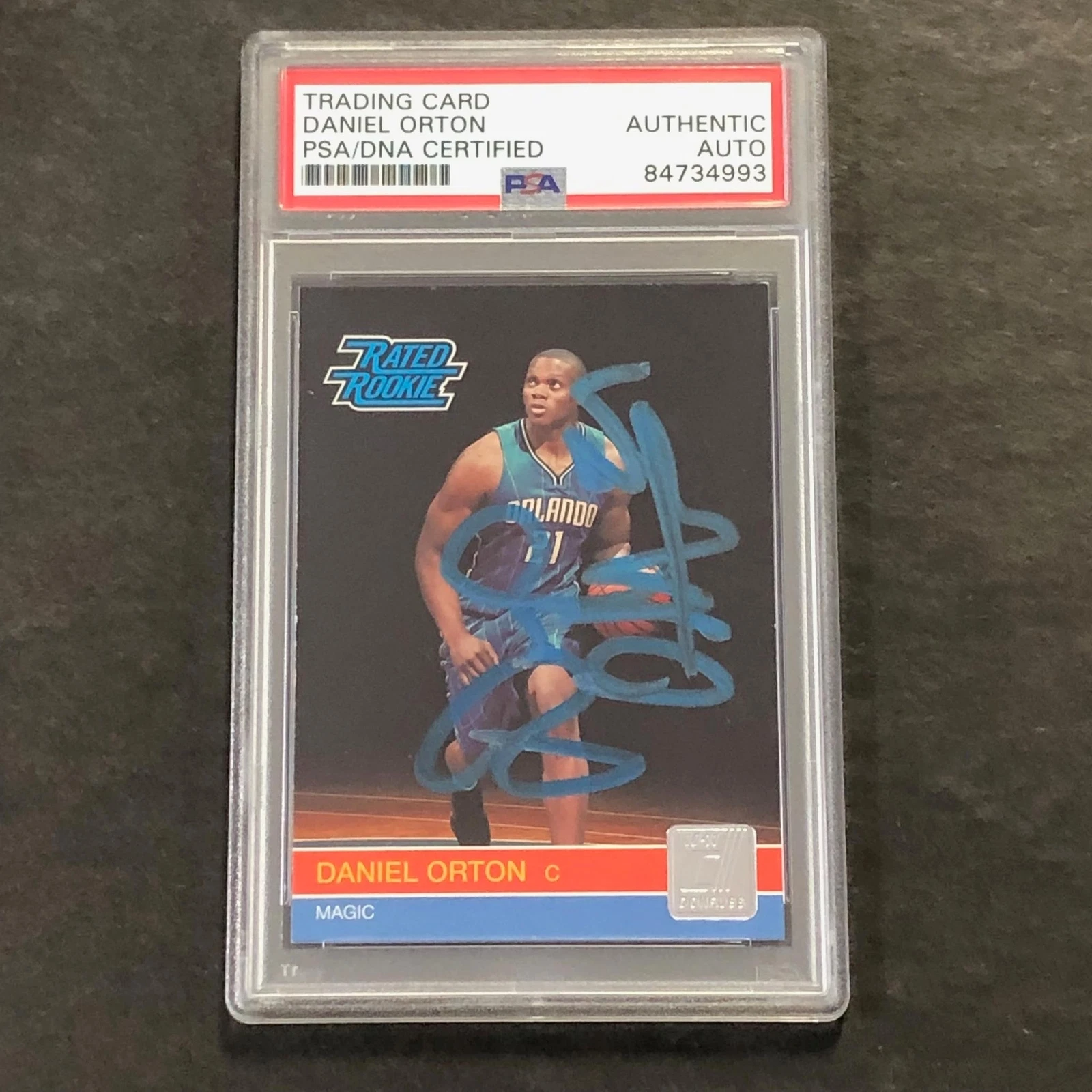 2010-11 Panini Donruss #256 Daniel Orton Signed Card AUTO PSA/DNA Slabbed Magic