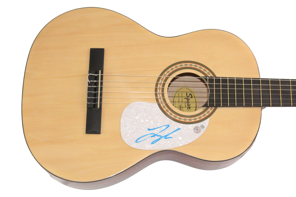 Tyler Hubbard FGL Signed Autograph Fender Acoustic Guitar w/ Beckett COA