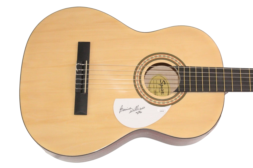 Bernie Williams Signed Autograph Fender Acoustic Guitar - NY Yankees w/ JSA COA