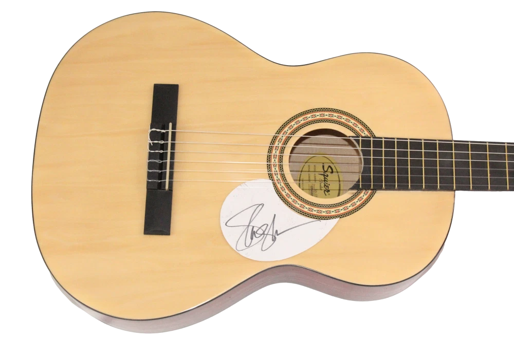 Slash GNR Guns N Roses Signed Autograph Full Size Fender Acoustic Guitar JSA COA