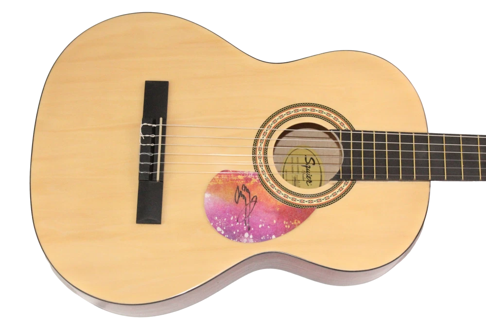 Jimmy Page Led Zeppelin Signed Autograph Fender Acoustic Guitar w/ JSA COA