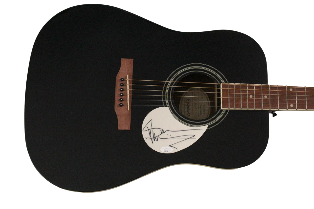 Bruce Dickinson Iron Maiden Signed Autograph Gibson Epiphone Guitar w/ JSA COA