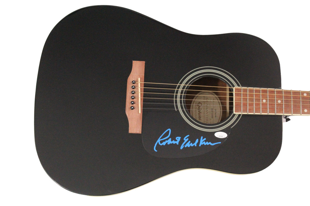 Robert Earl Keen Signed Autograph Gibson Epiphone Guitar No Kinda Dancer JSA COA