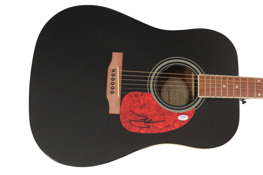 Parker McCollum Signed Autograph Gibson Epiphone Guitar Gold Chain Cowboy w/ PSA