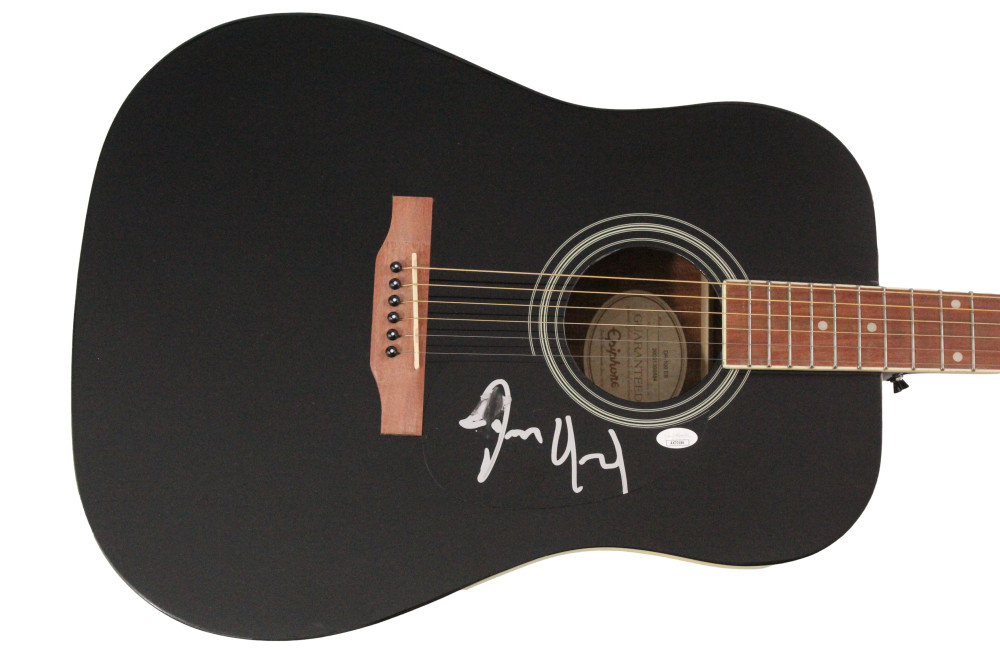 Dennis Quaid Signed Autograph Gibson Epiphone Guitar - and the Sharks w/ JSA COA